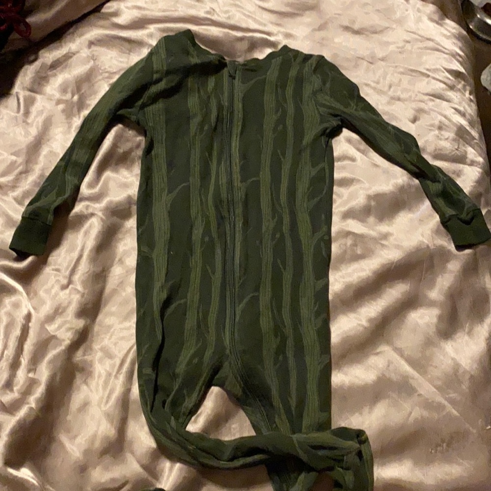 Trees lightweight footie pajamas